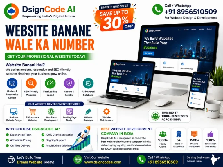 Website Banane Wale Ka Number