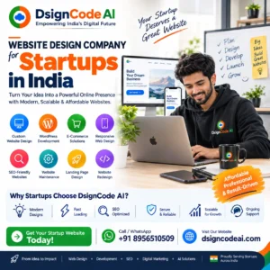 Website Design Company for Startups in India